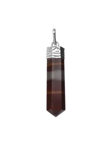 Silver Plated Shiva Lingam Point Pendant