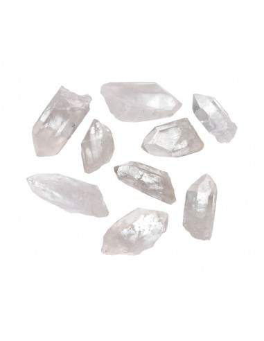 Rough White Quartz Points