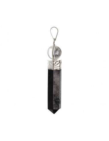 Shungite Point with Quartz Sphere...