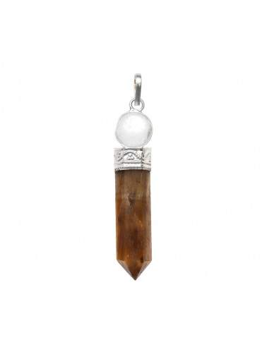 Pendentif Oeil de Tigre avec Sphère...