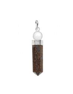 Broncite Point with Quartz...