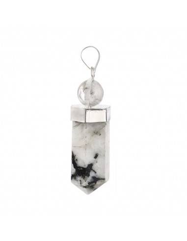 Pendentif pierre de lune avec sphère...