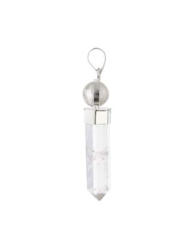 Quartz Point with Quartz Sphere Pendant