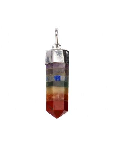 Silver Plated Chakra Point Pendant