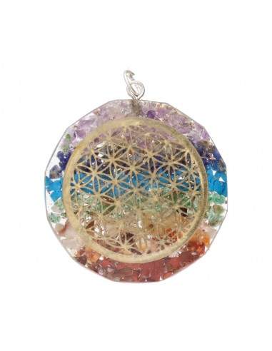 Flor da vida de Chakras Pendentes de...
