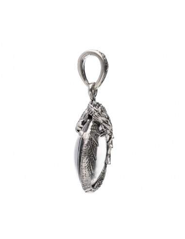 Gotland Flat Dragon Pendant in...