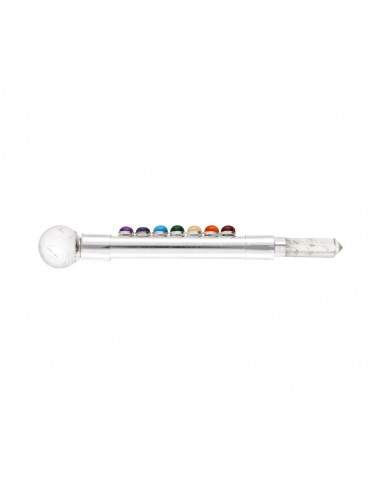 Silver Bath Channeling Wand - Chakras