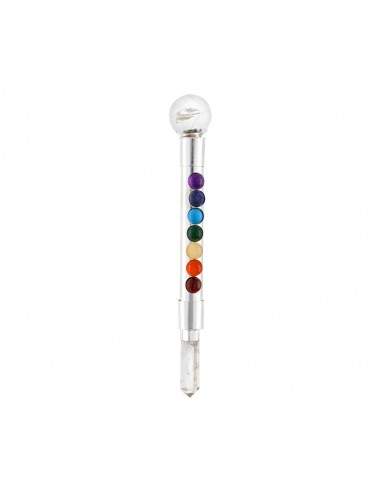 Silver Bath Channeling Wand - Chakras