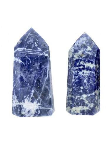Pointes de sodalite polies