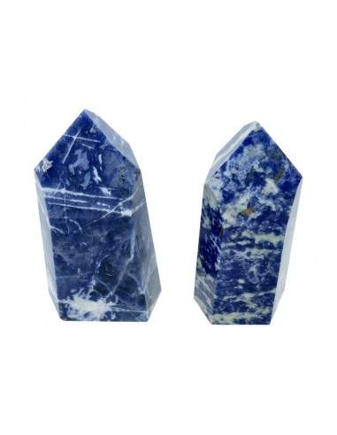Pointes de sodalite polies