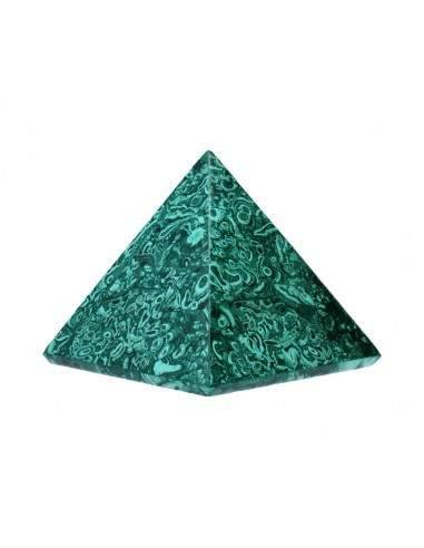 Pirâmide de Malachita 7x7cm
