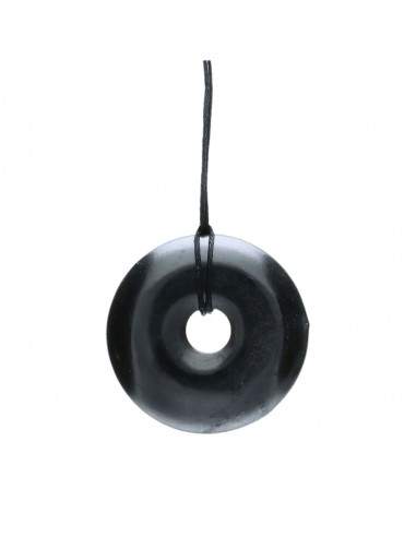 Grand pendentif donut en shungite