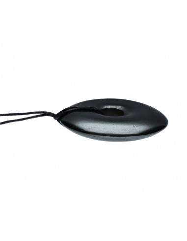 Grand pendentif donut en shungite