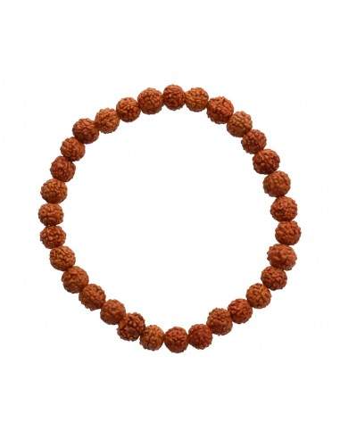 Pulseira Semente de Rudrashka 6mm