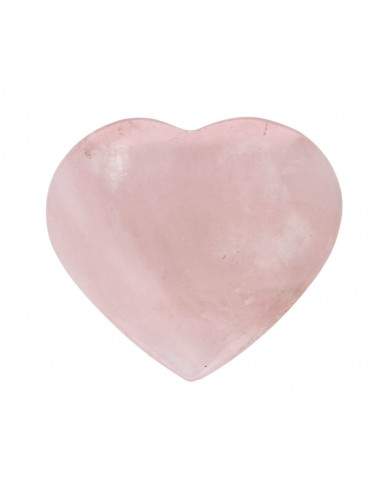 Coeur en quartz rose