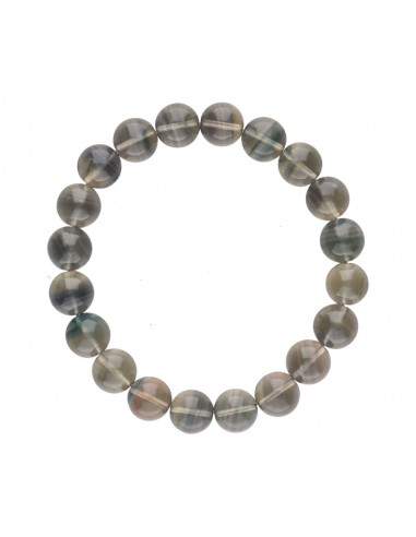 Bracelet de Fluorite arc-en-ciel A 10mm