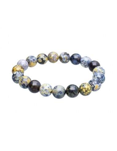Bracelet de Jaspe Océan Bleu 10mm