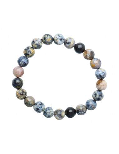 Bracelet de Jaspe Océan Bleu 8mm