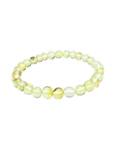 Pulsera de Ámbar Claro 6 - 8mm