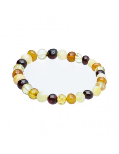 Bracelet d'ambre combiné 6 - 8mm