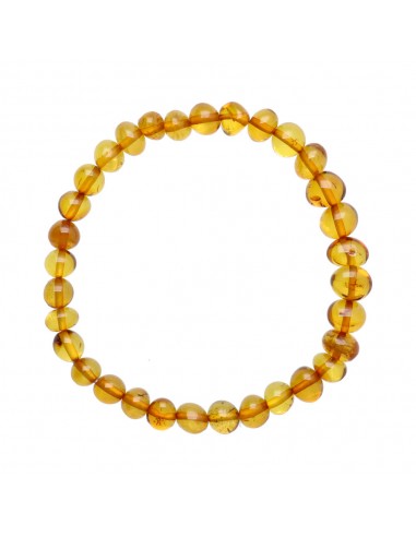 Bracelet d'ambre foncé 6 - 8mm