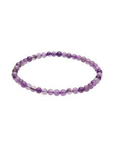Pulsera Amatista Chevron 4mm