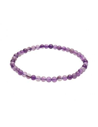 Pulseira de ametista Chevron 4mm