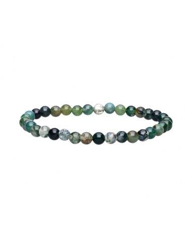 Bracelet enfant en agate mousse 4mm