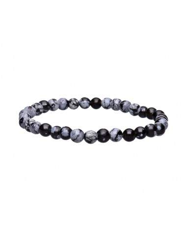 Obsidiana Infantil Pulseira Nevada 4mm