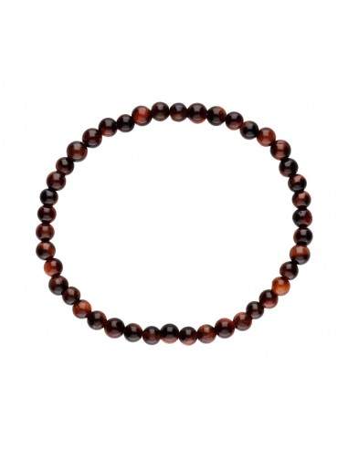 Pulseira de Olho de Touro Infantil 4mm
