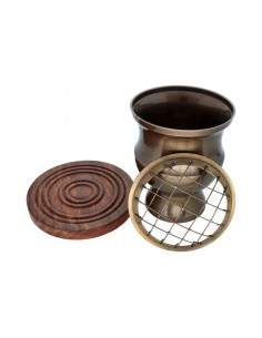 Large Antique Bronze Grid... 2