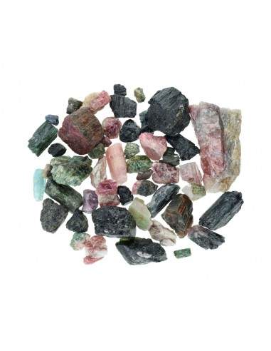 Bicolor Tourmaline Chips Extra Quality