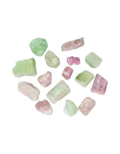 Raw Pink and Green Tourmaline