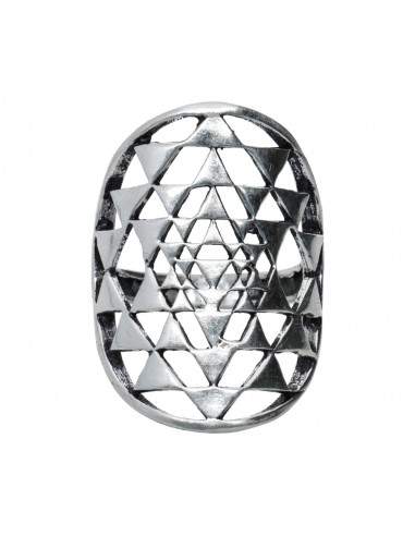 Bague plaquée argent (A34)