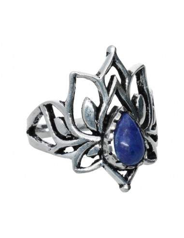 Silver Plated Ring with Lapis Lazuli...