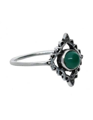 Bague plaquée argent -A15-