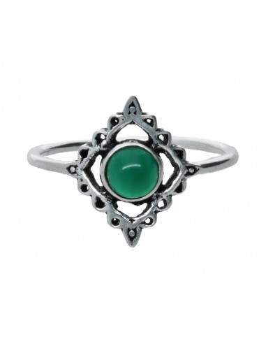 Bague plaquée argent -A15-