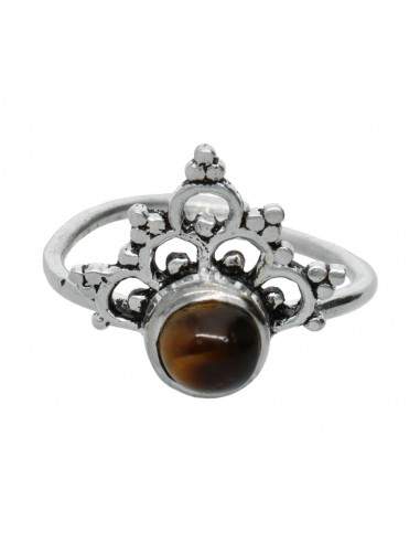 Bague plaquée argent -A9-
