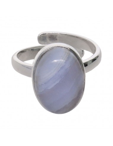 Medium Oval Chalcedony Ring in 925...