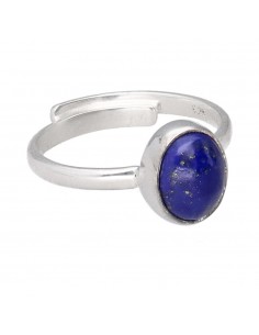 Small Adjustable Oval Lapis...