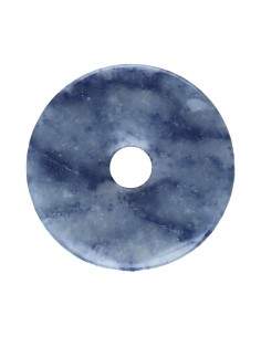 Donut de quartzo azul médio
