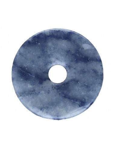 Donut de quartz bleu moyen