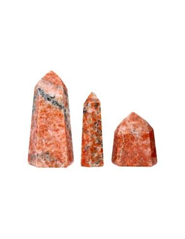 Calcite orange Polished Points Quality A