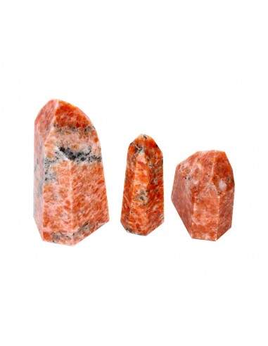 Calcite orange Polished Points Quality A