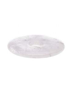 Donut grande de quartzo branco 2