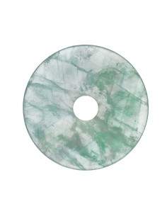 Donut de Fluorite vert moyen