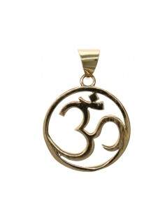 Pendentif Om en bronze -3-