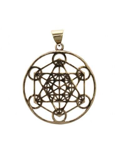 Metatron Bronze Pendant -1-