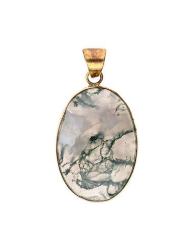Colgante de Bronce con Mineral -59-