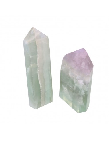 Rainbow Fluorite Polished Points A Grade
